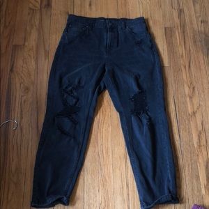 Wild fable high waisted black boyfriend jeans